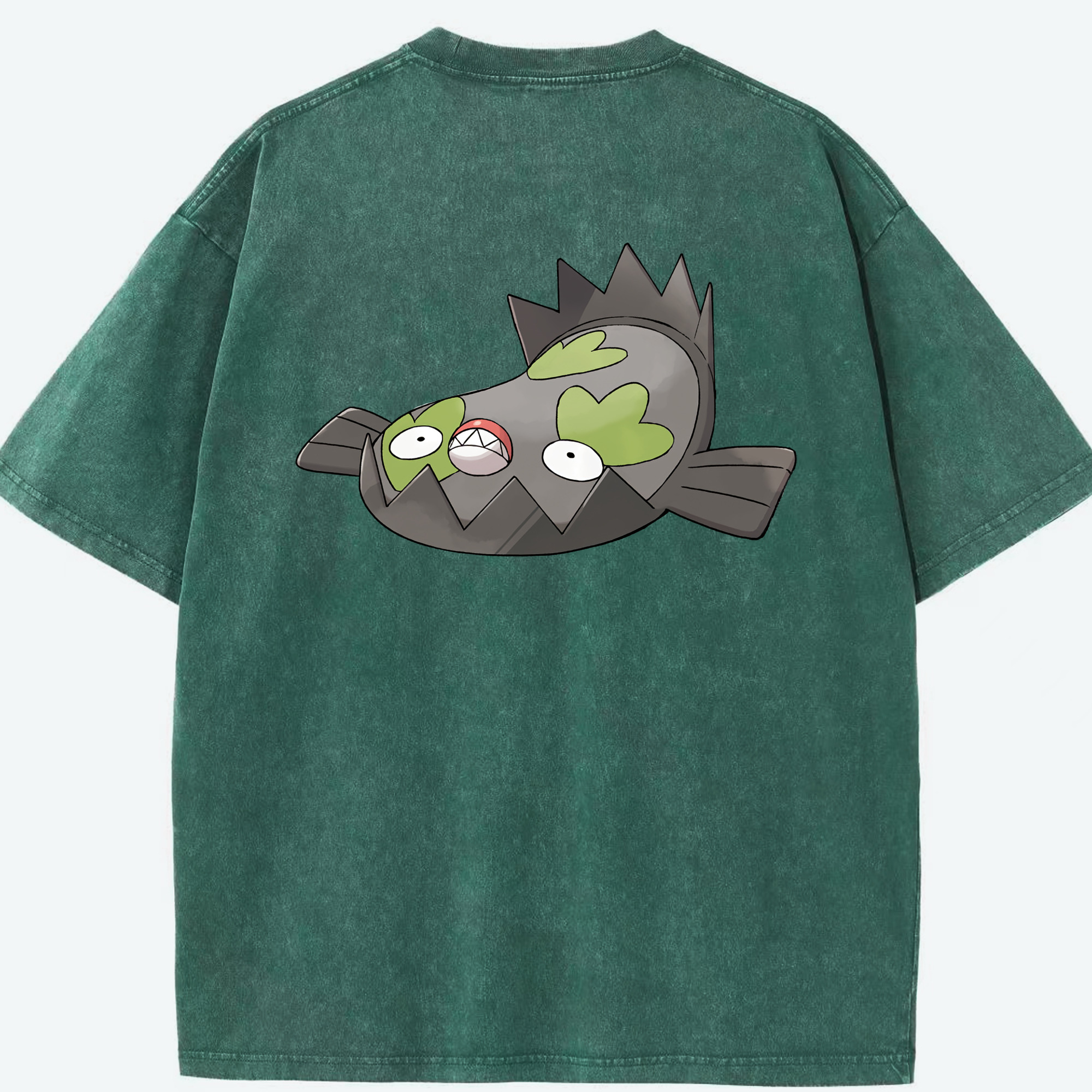 （画像用） ポケットモンスター Pokémon 綿100% ヴィンテージ風 半袖Tシャツ（背面プリント）